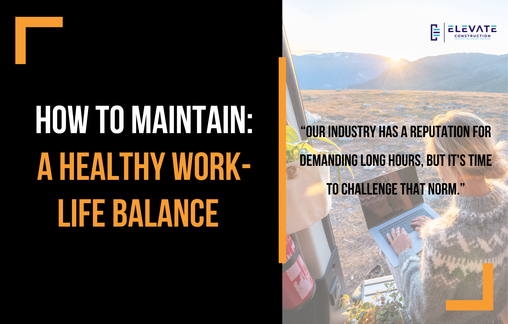 How To Maintain A Healthy Work-Life Balance
