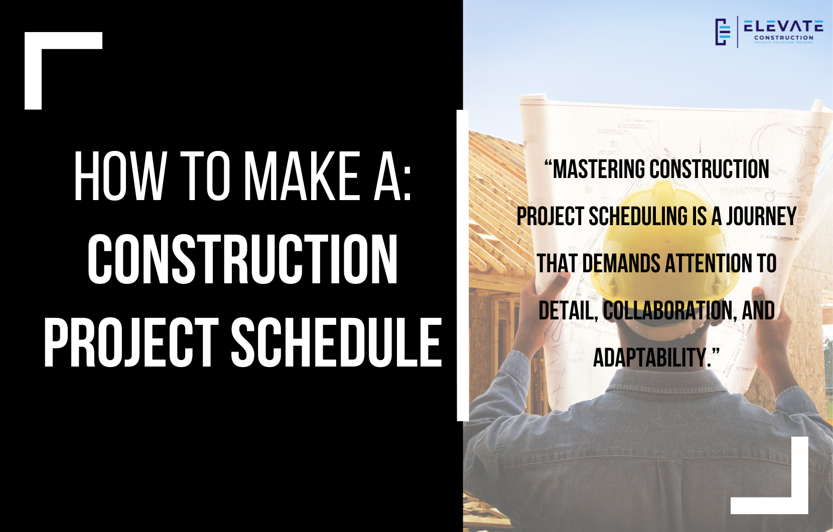 How To Make A Construction Project Schedule