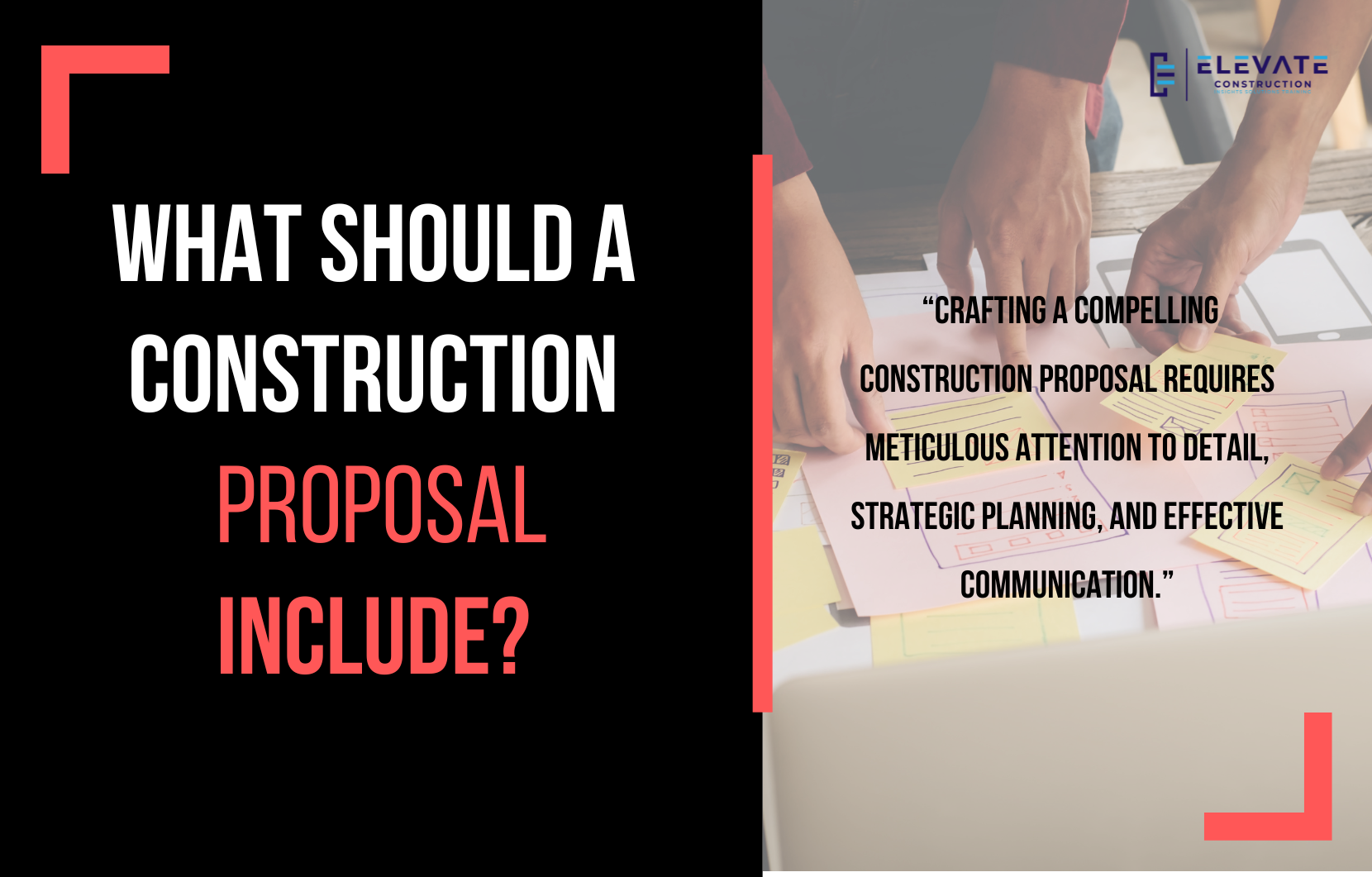 What Should A Construction Proposal Include?
