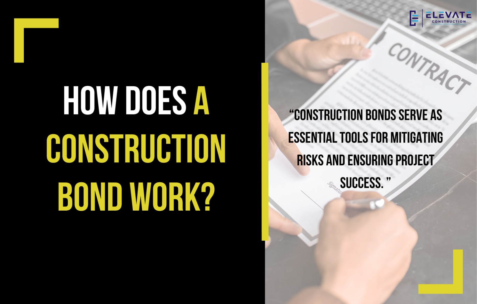How Construction Bonds Work