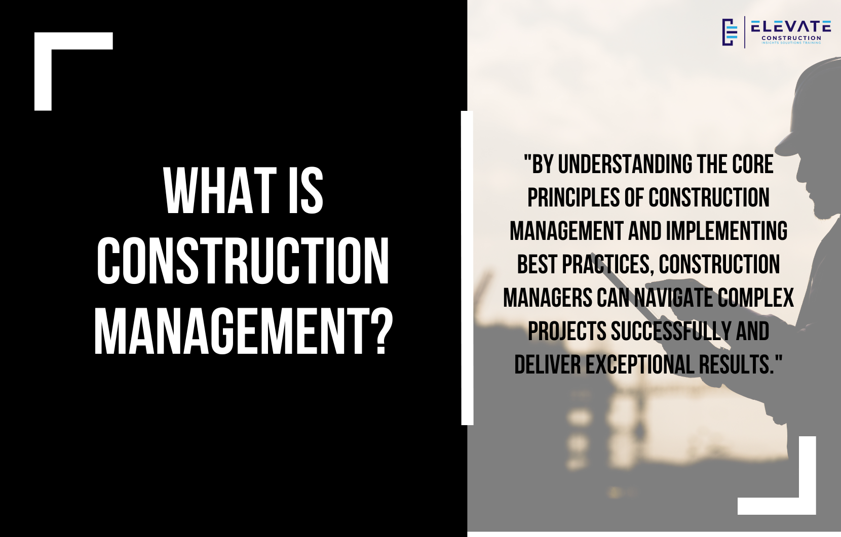 What is Construction Management?