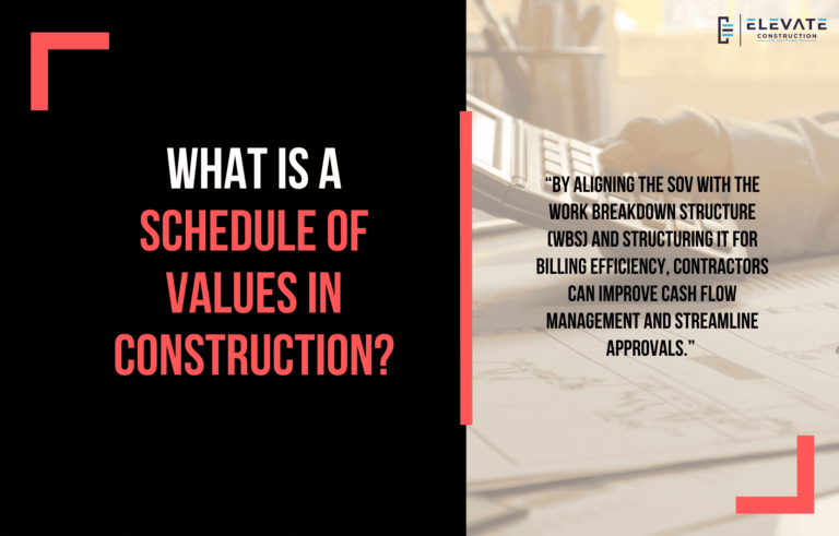 Work Values Construct What Is A Schedule Of Values In Construction? - Elevate Constructionist