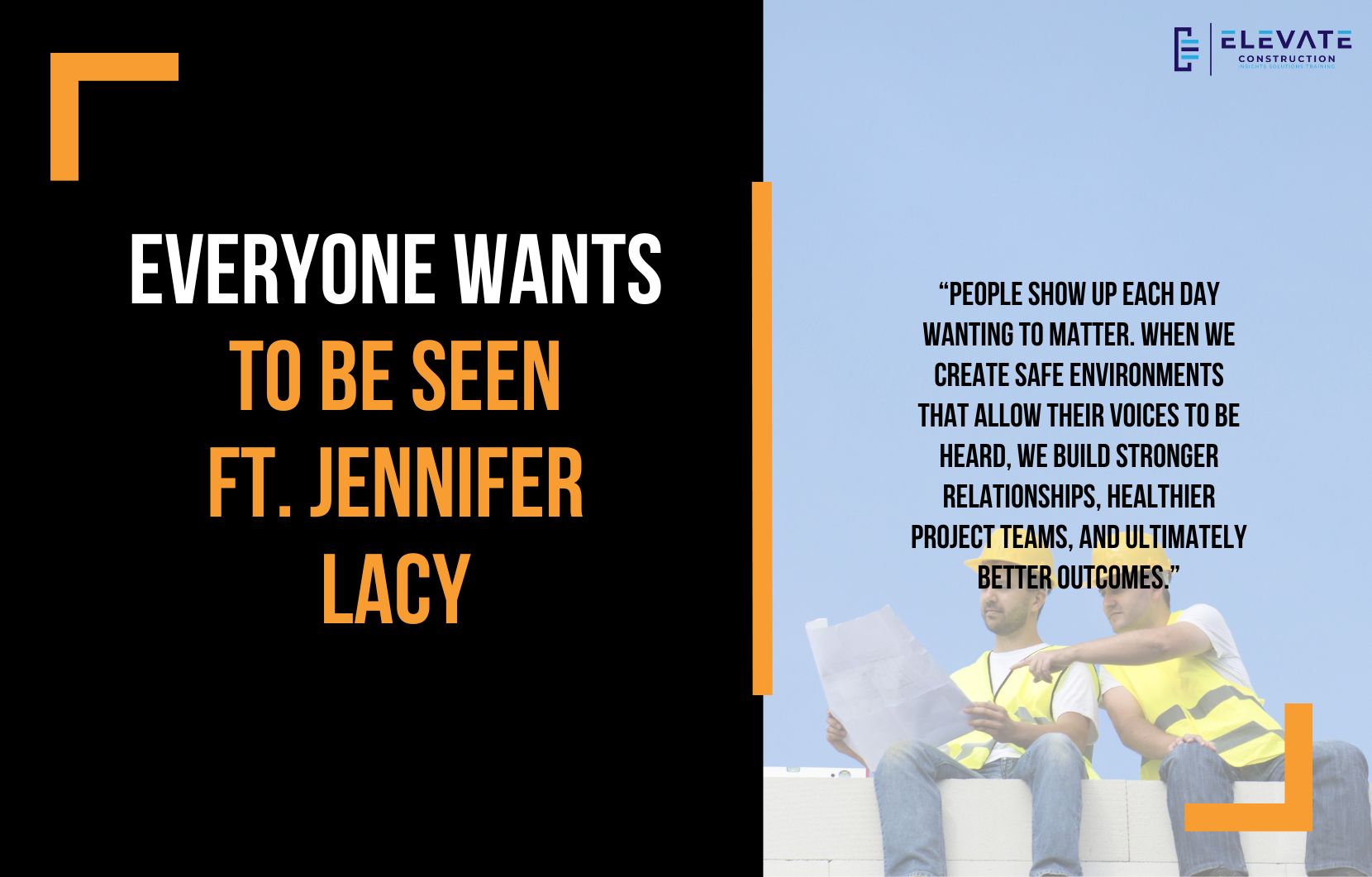Everyone Wants to be Seen, Feat. Jennifer Lacy