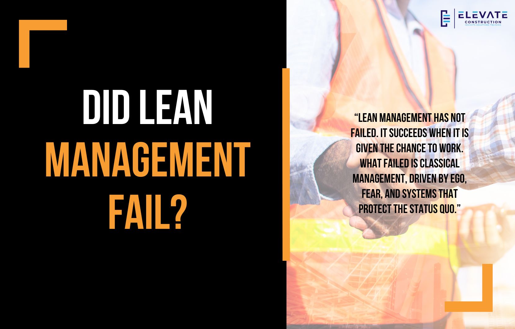 Did Lean Management Fail?