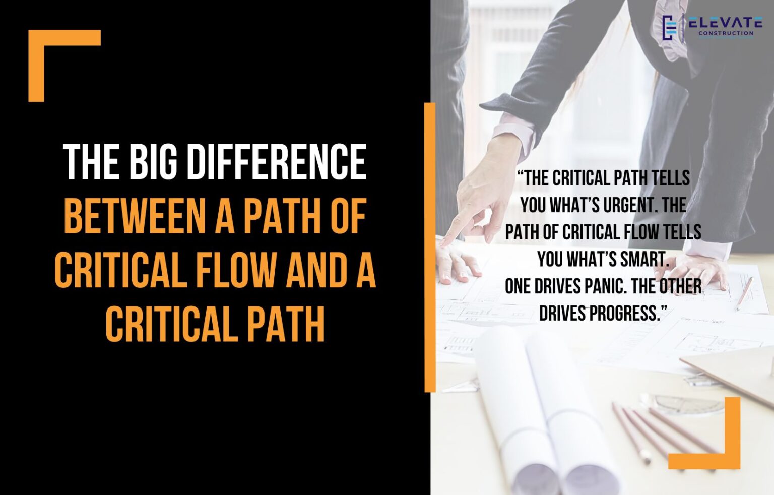 Path Between Work And The Big Difference between a Path of Critical Flow and a Critical Path ...