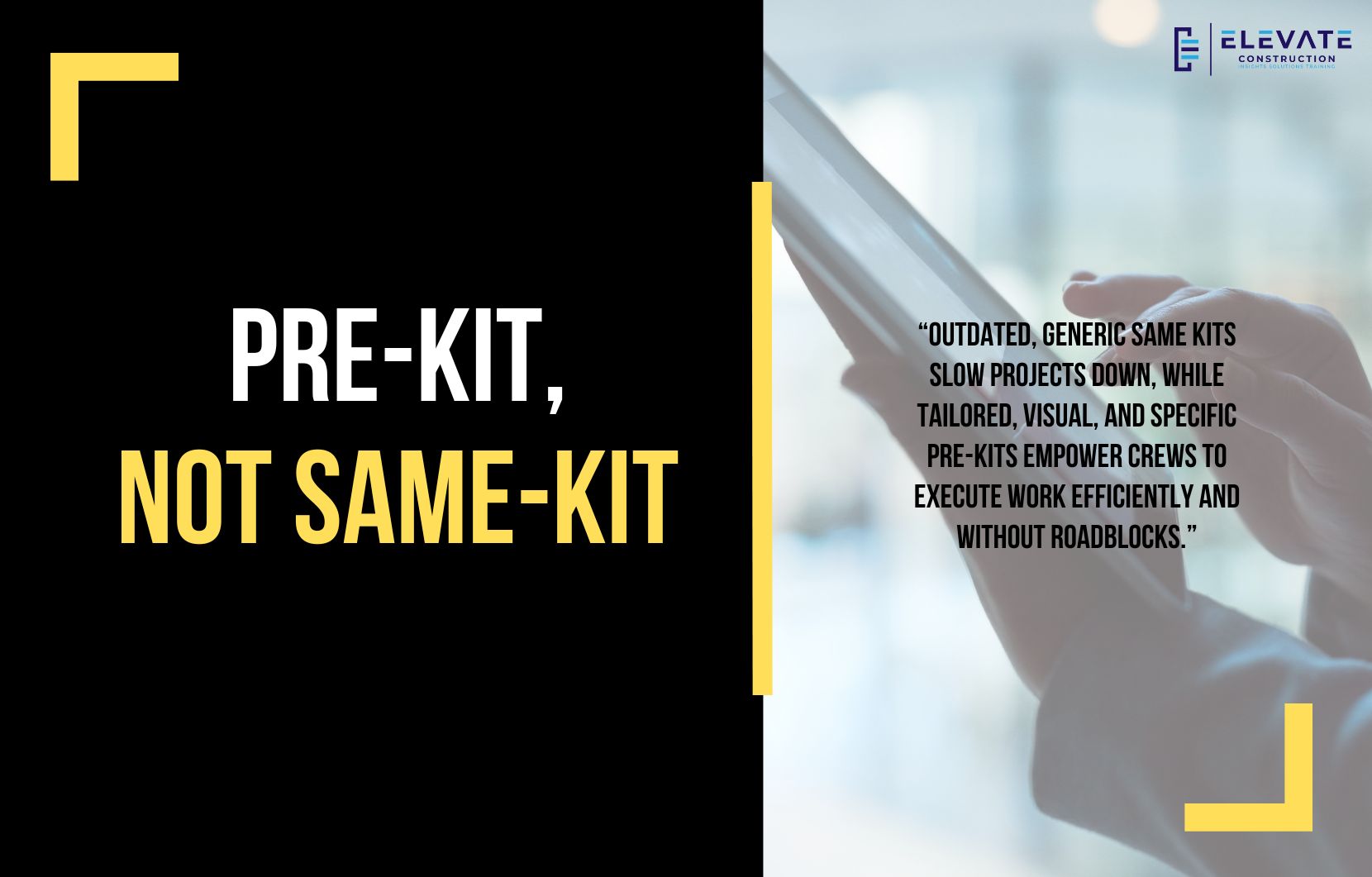 Pre-kit, Not Same-kit
