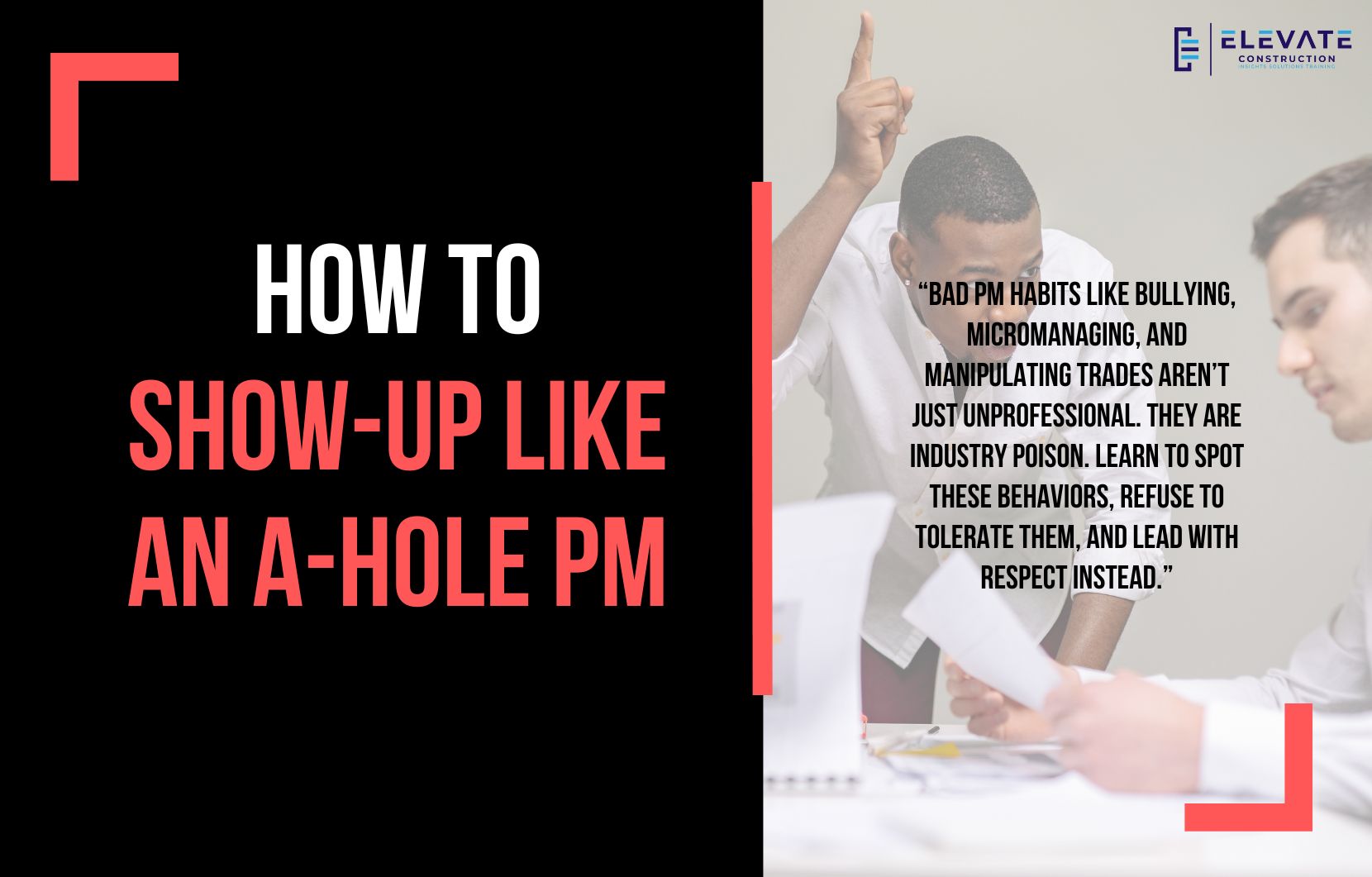 How To Show-up Like an A-hole PM