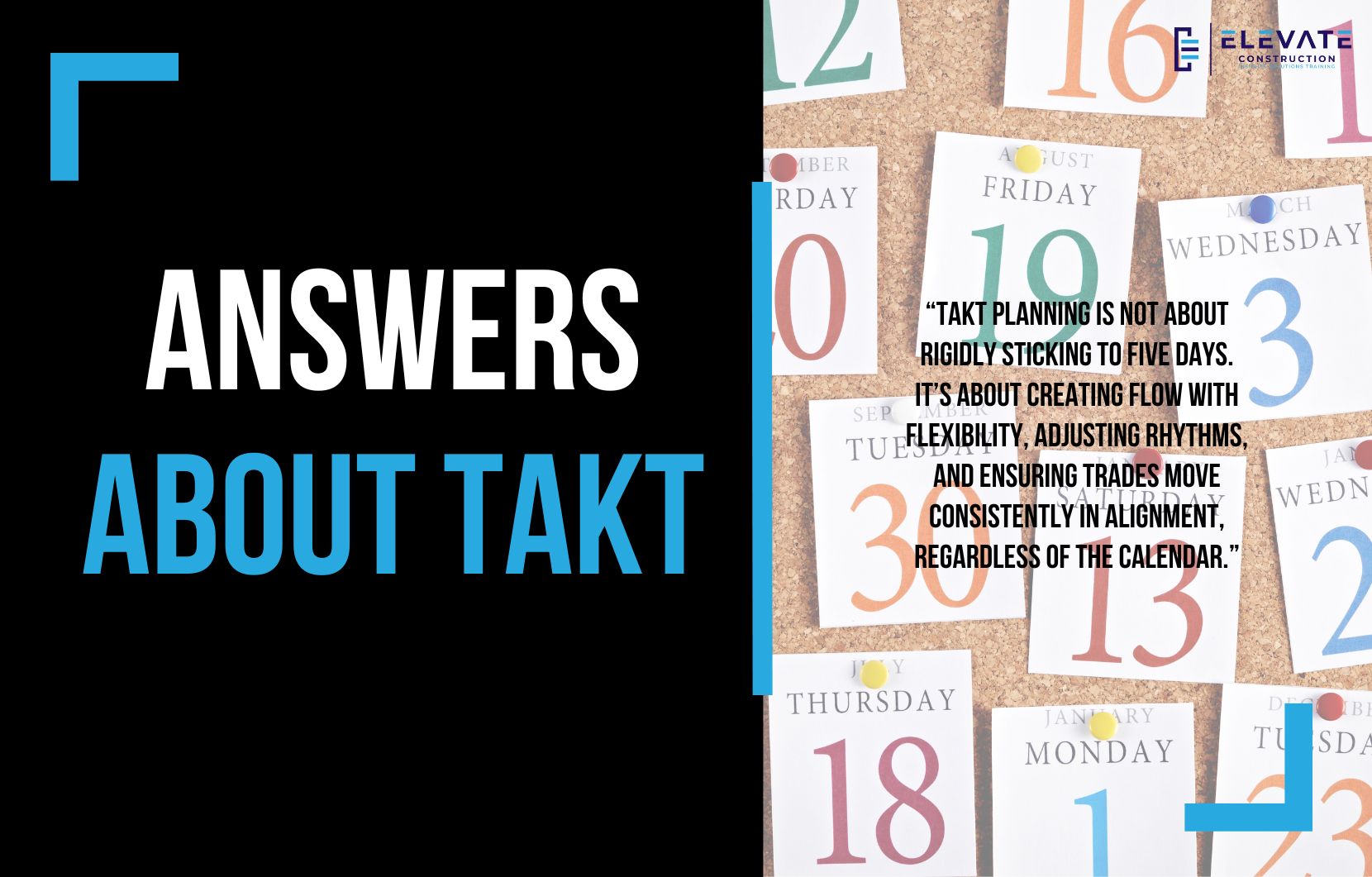 Answers about Takt