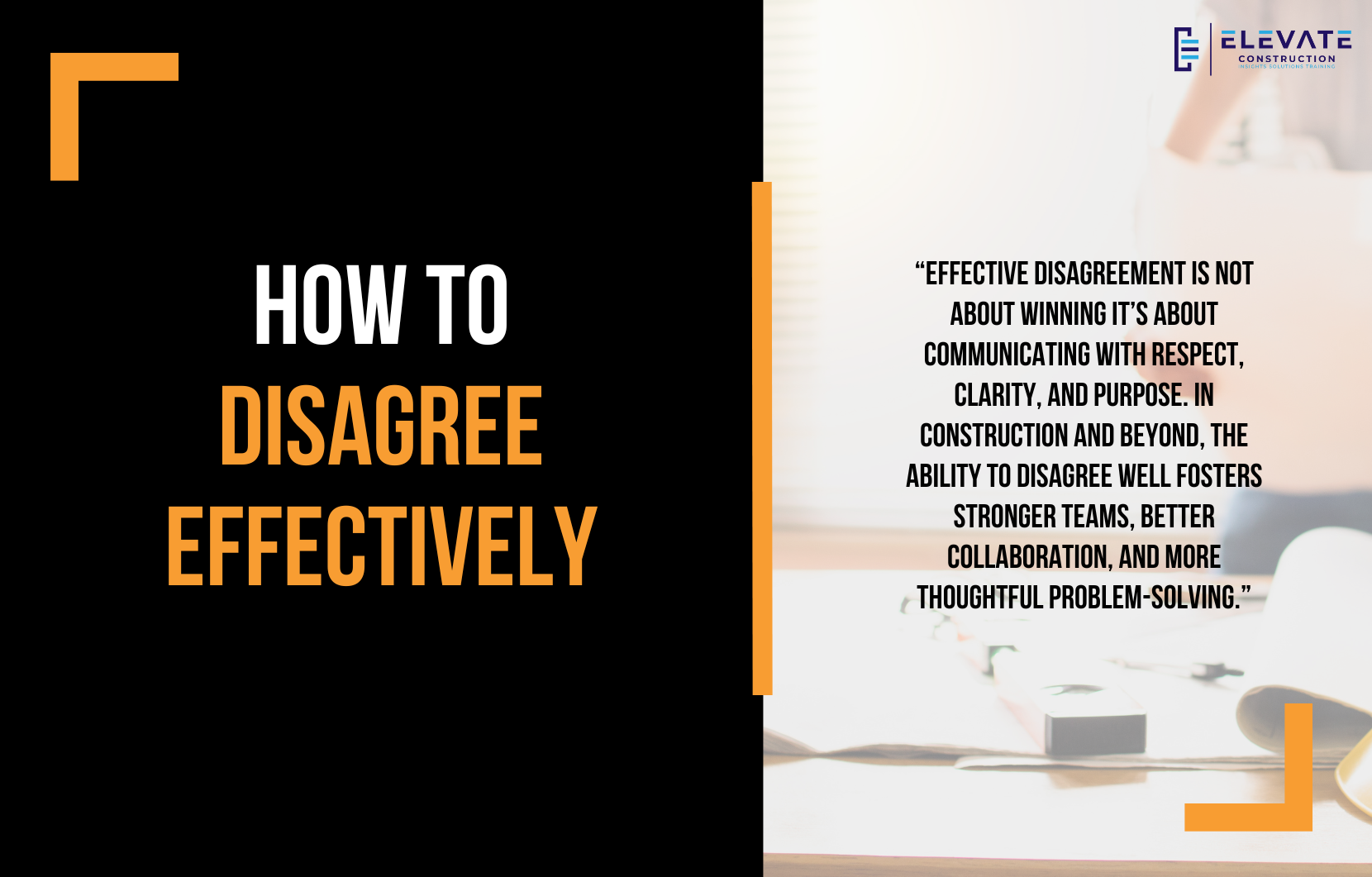 How to Disagree Effectively