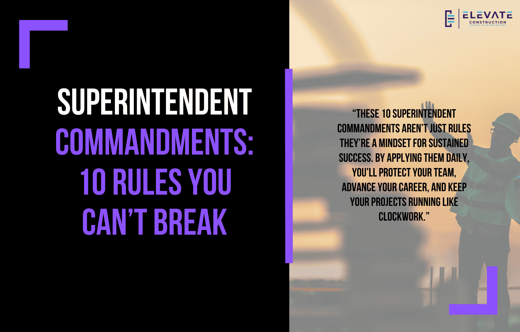 Superintendent Commandments: 10 Rules You Can’t Break