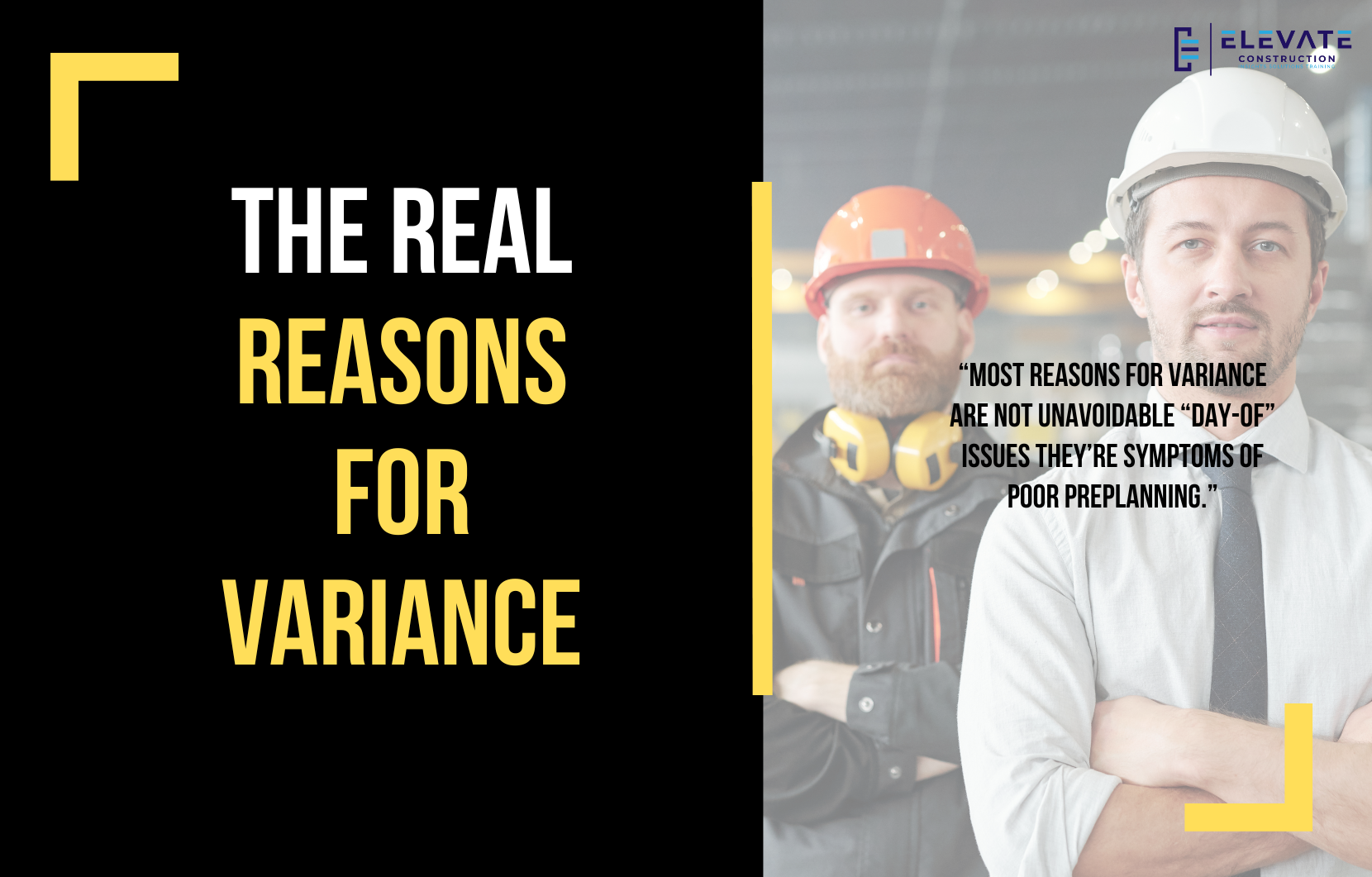 The Real Reasons for Variance