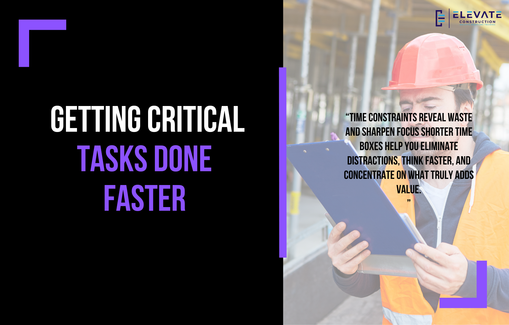 Getting Critical Tasks Done Faster