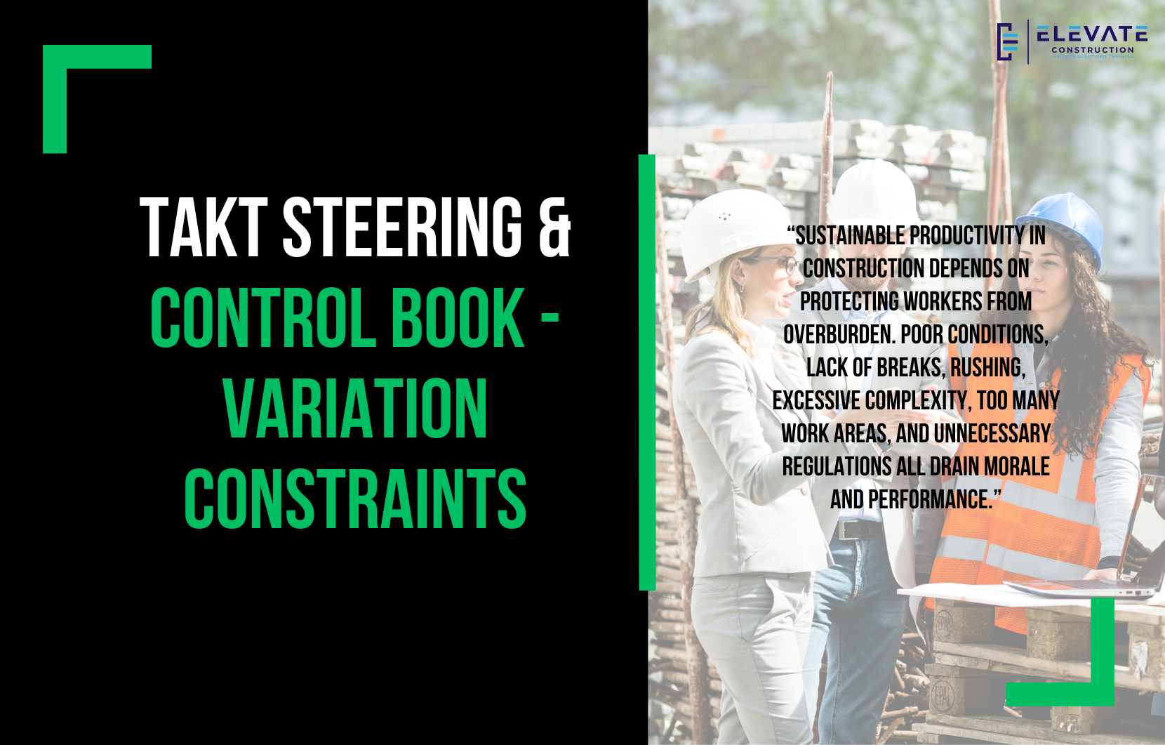 Takt Steering & Control Book – Variation Constraints