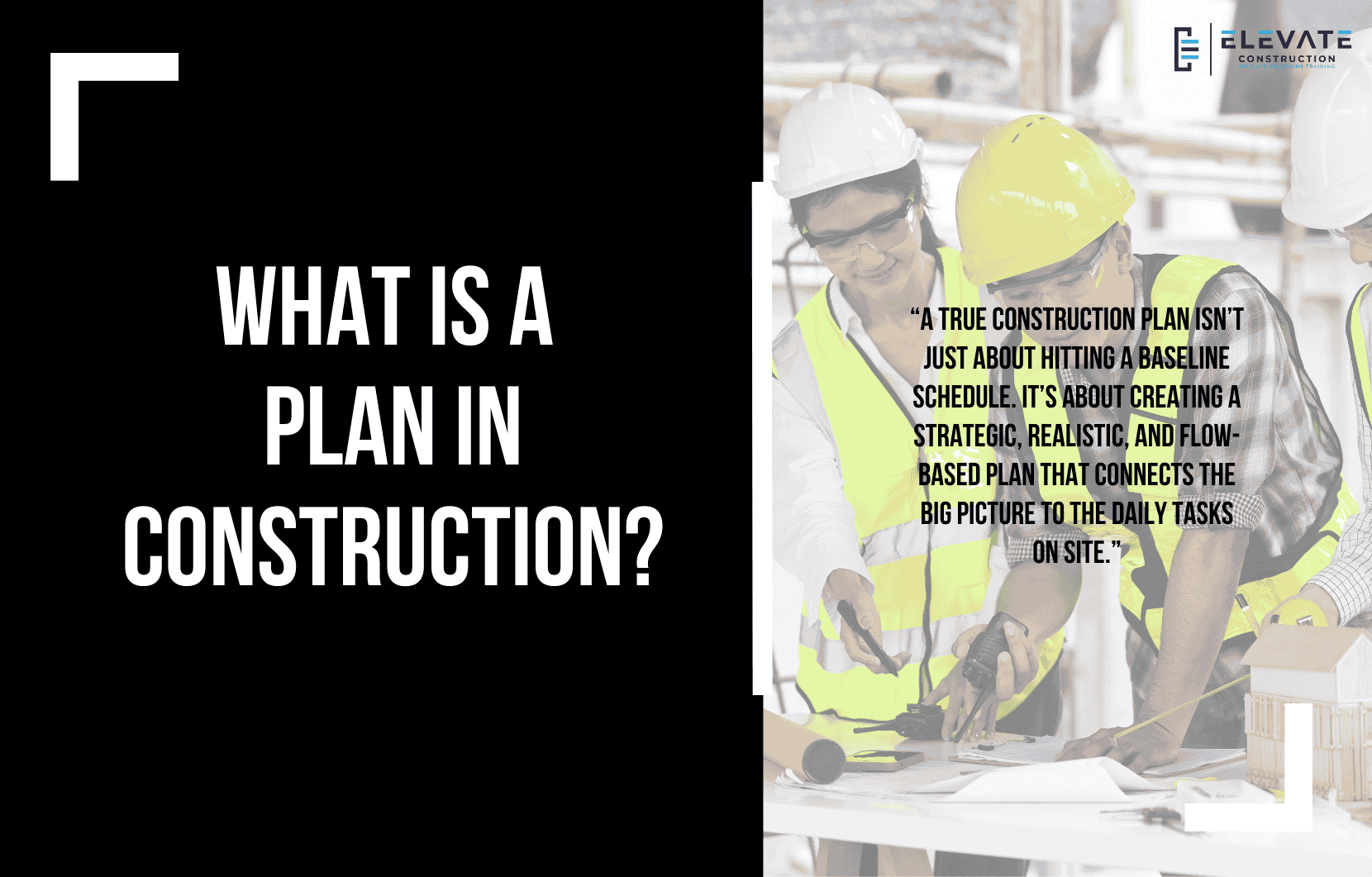 What Is A Plan In Construction?