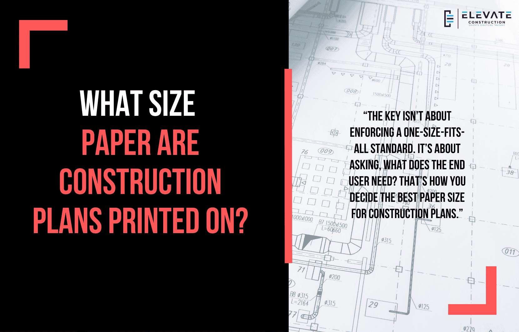 What Size Paper Are Construction Plans Printed On?