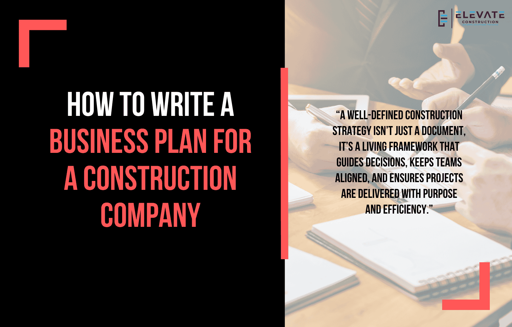 How To Write A Business Plan For A Construction Company