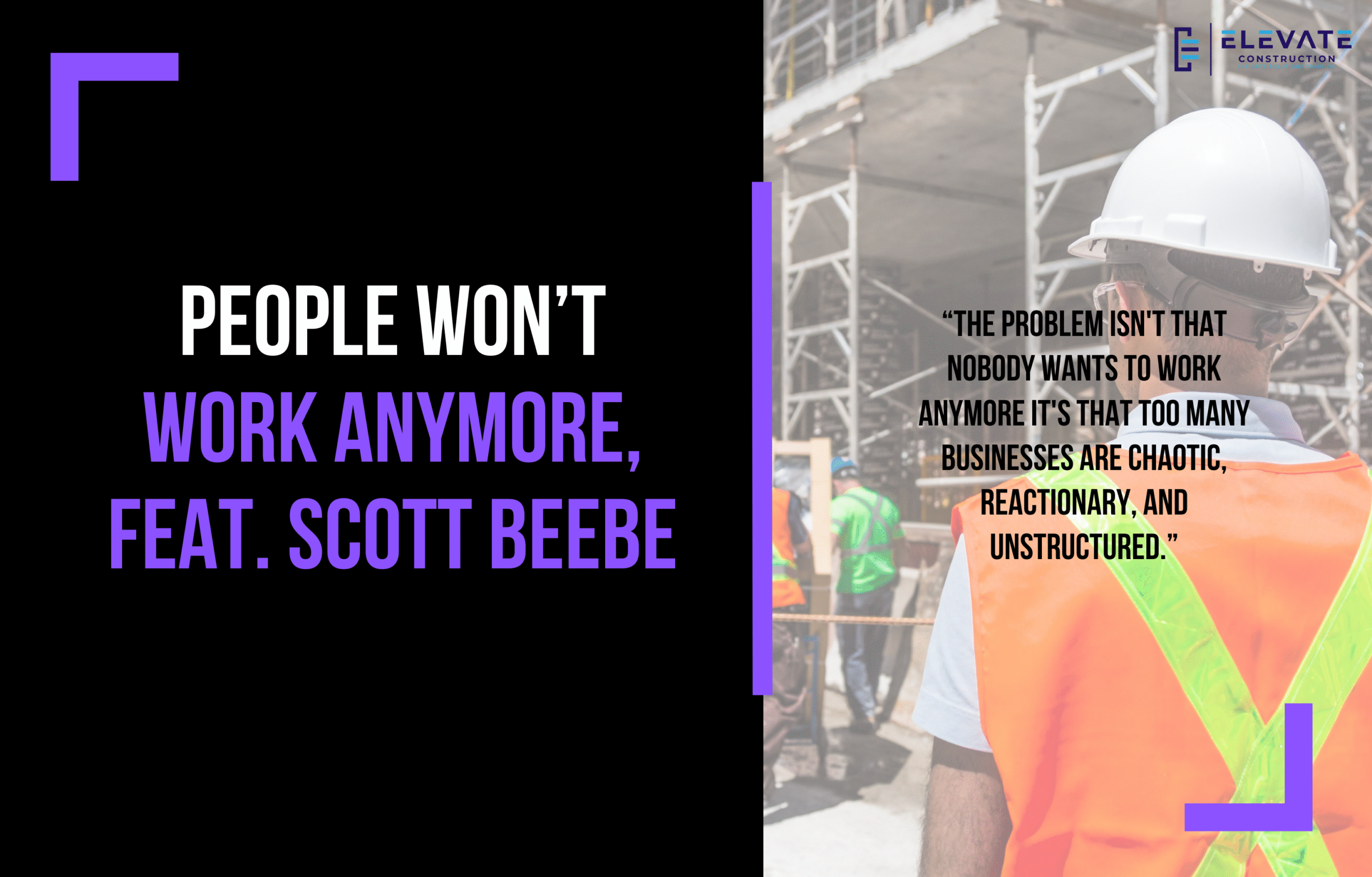 People Won’t Work Anymore, Feat. Scott Beebe