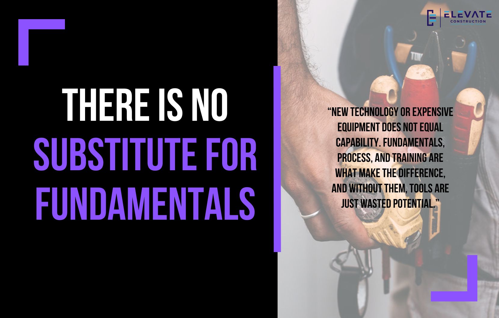 There Is No Substitute for Fundamentals