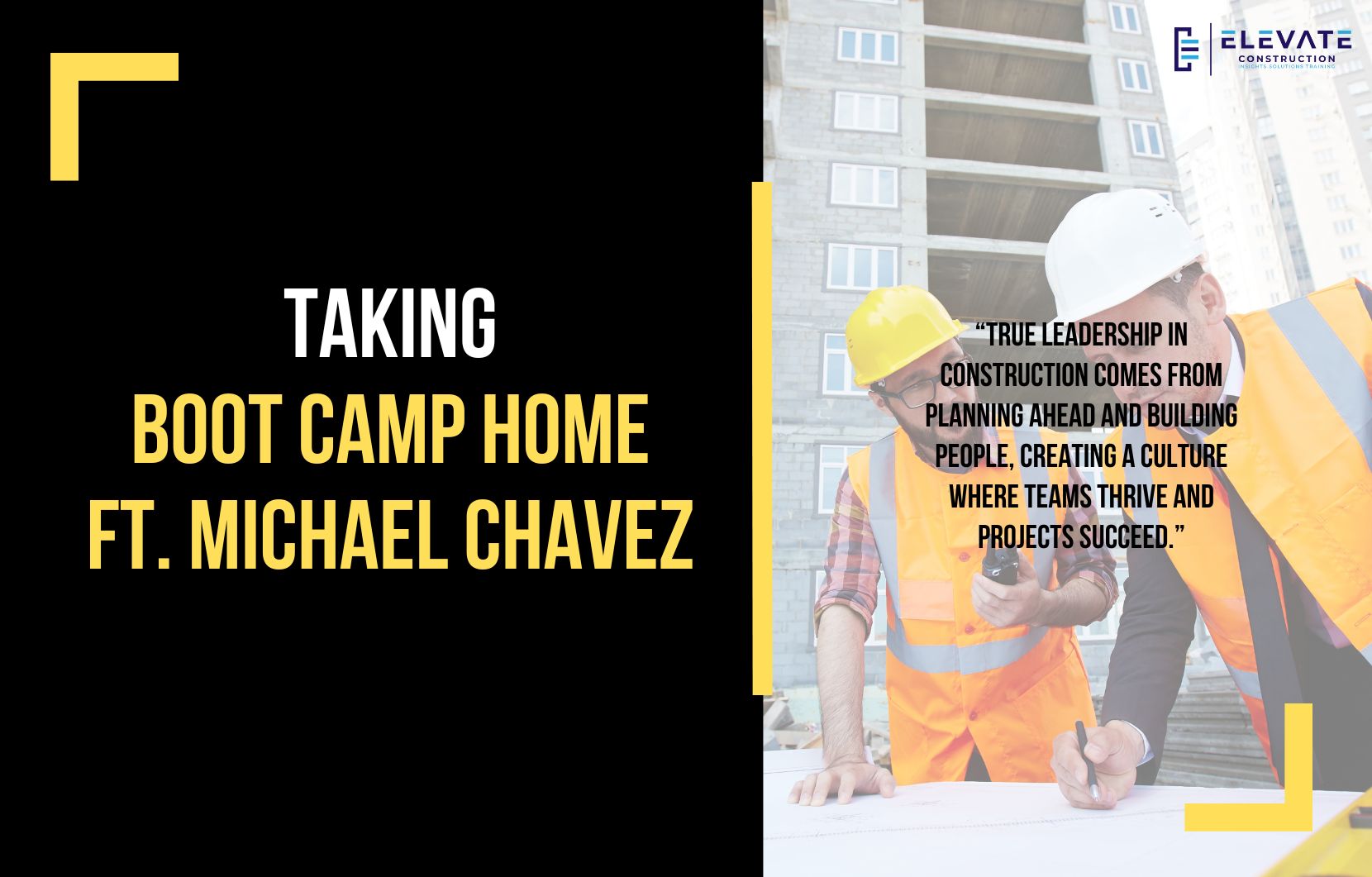 Taking Boot Camp Home, Feat. Michael Chavez