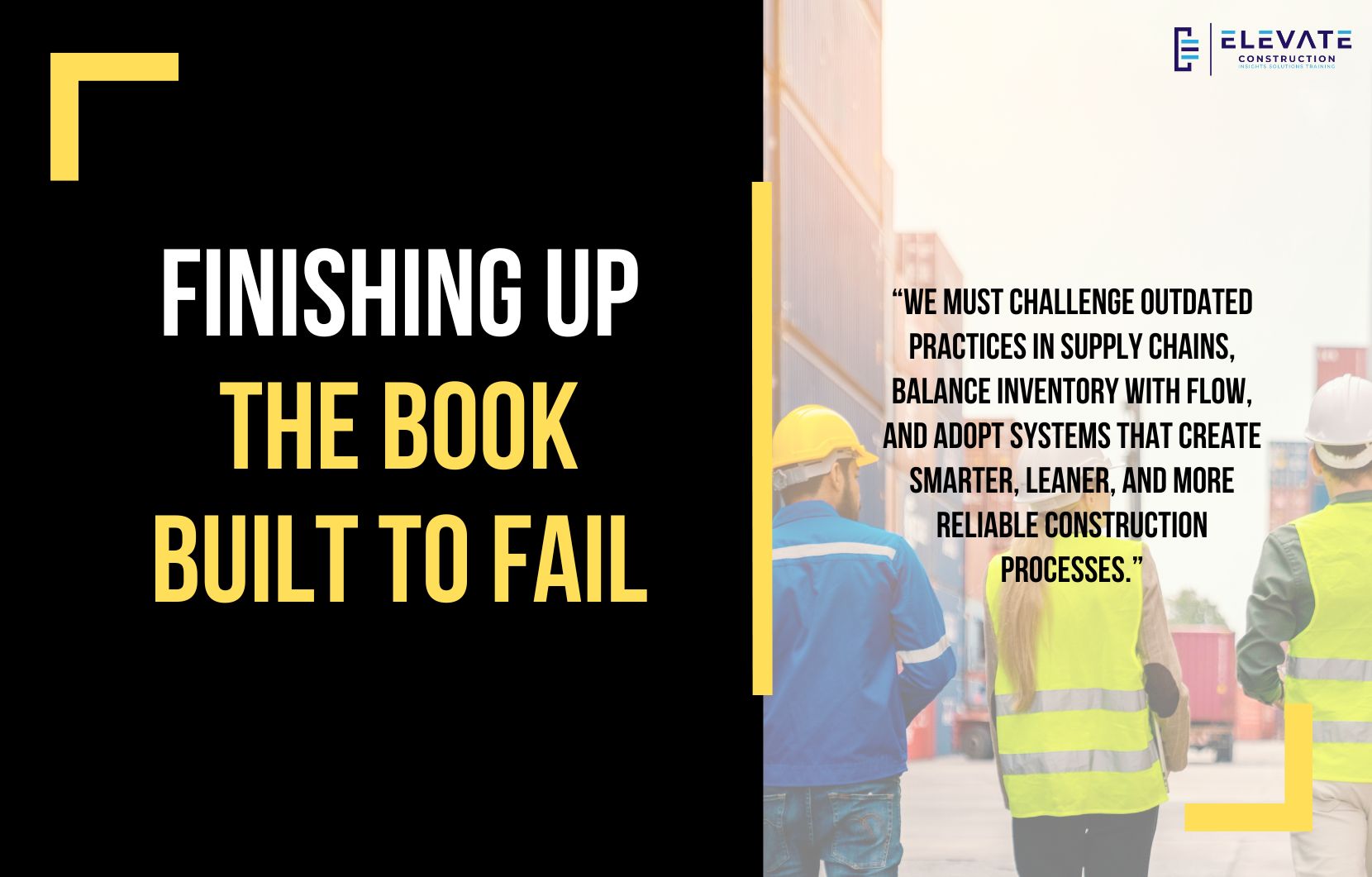 Finishing up the Book Built to Fail