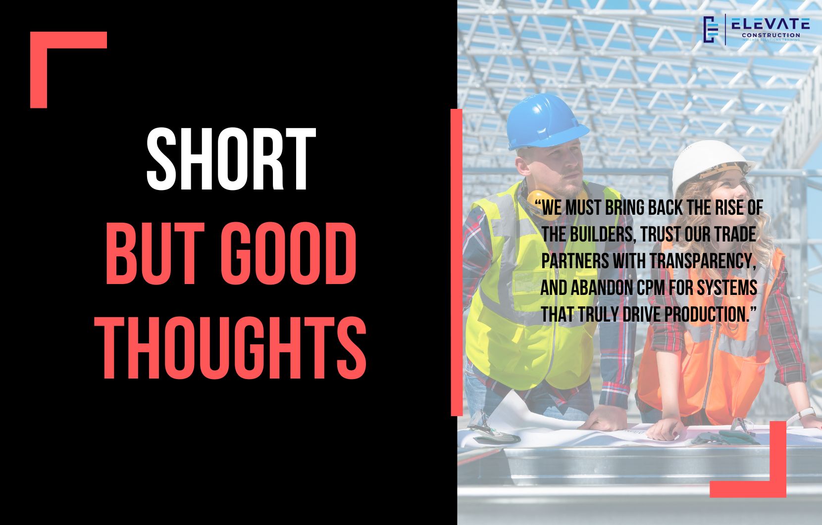 Short, But Good Thoughts