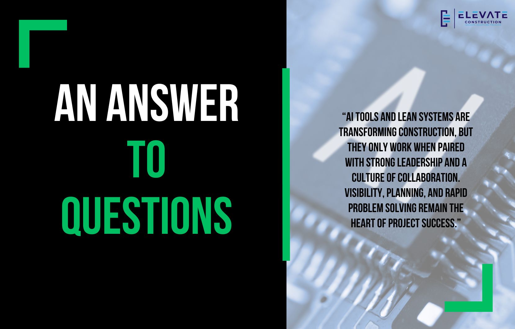 An Answer to Questions