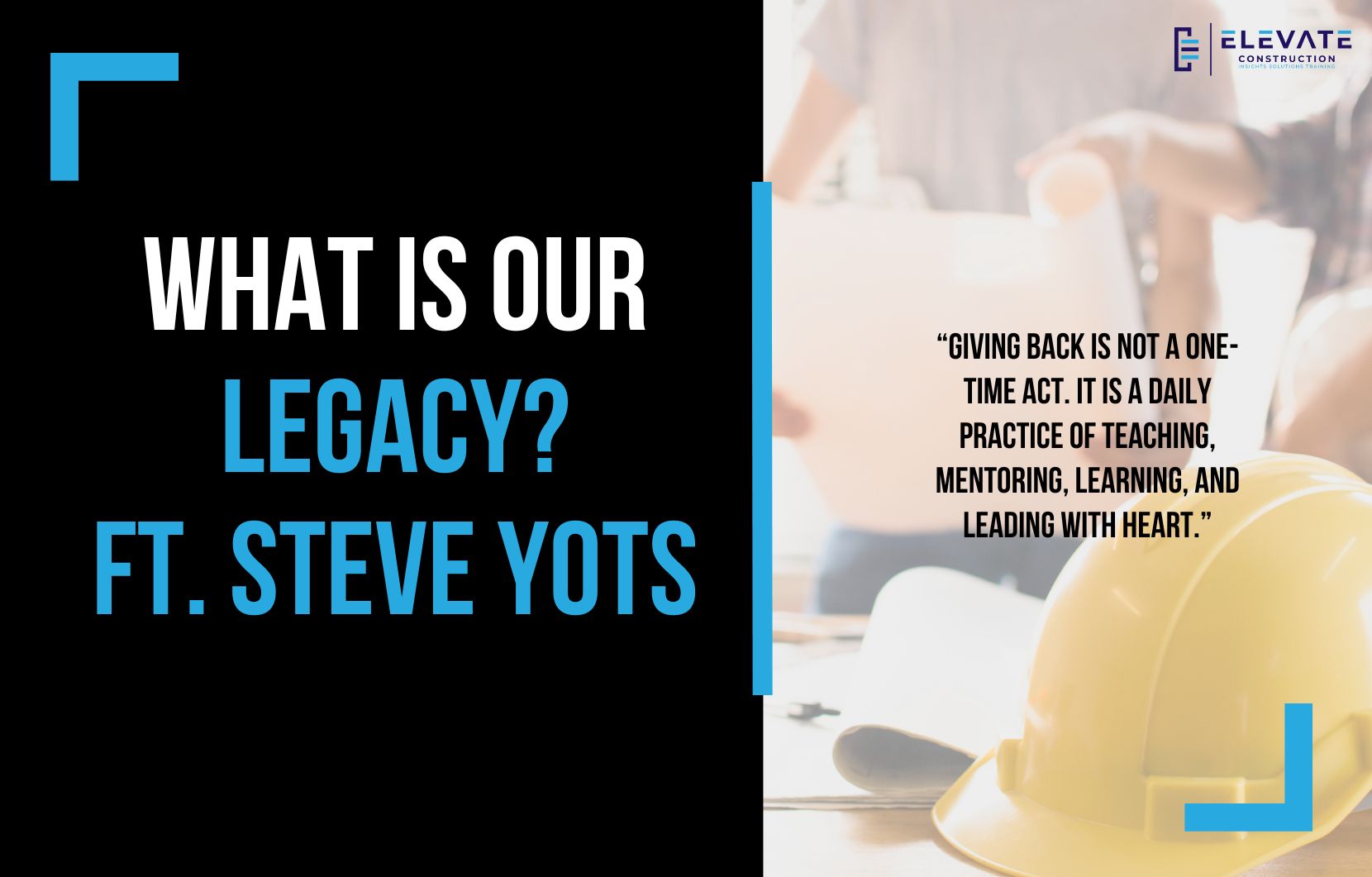 What Is Our Legacy?, Feat. Steve Yots
