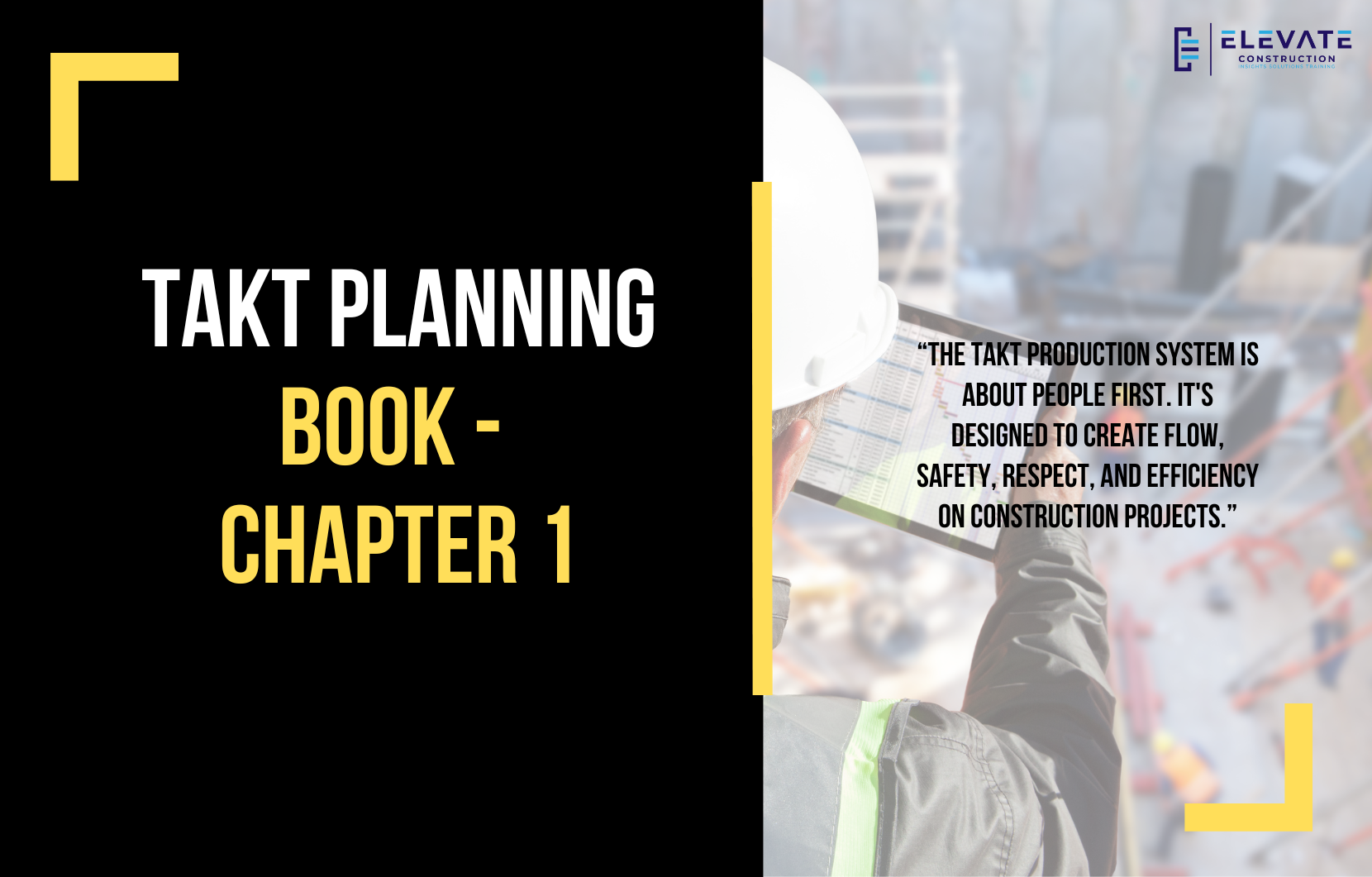 Takt Planning Book – Chapter 1