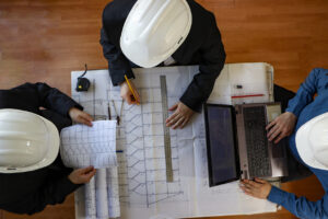 architects discussing a project