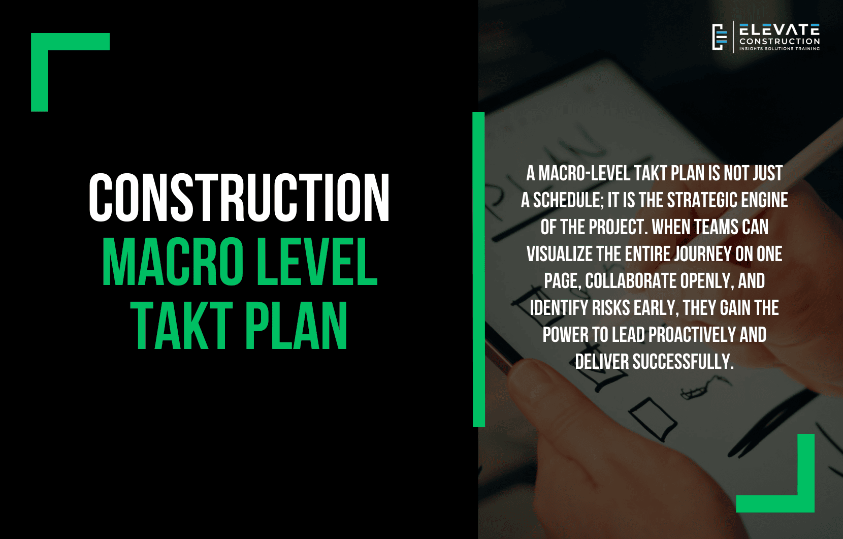 Construction Macro Level Takt Plan