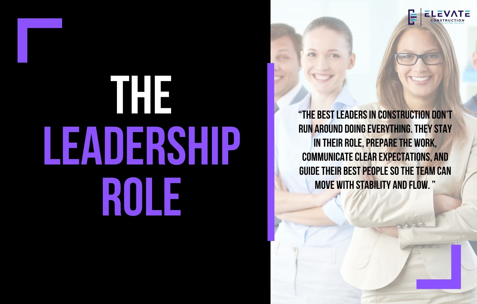 The Leadership role