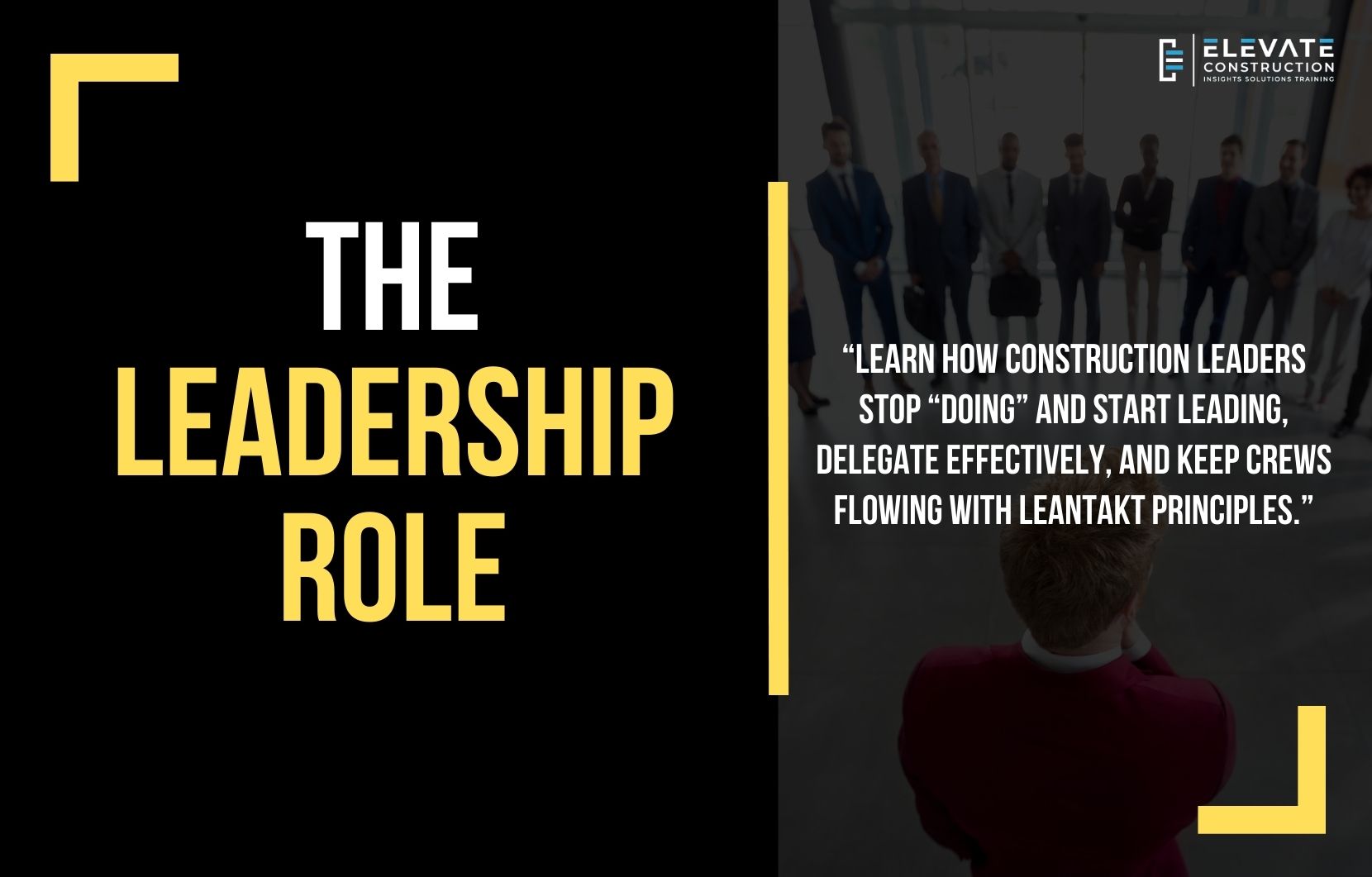 The Leadership role
