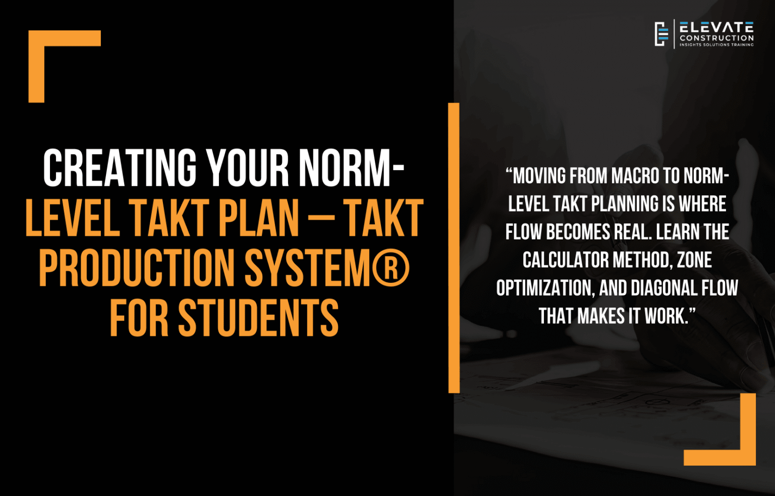 Creating Your Norm-Level Takt Plan – Takt Production System® for ...