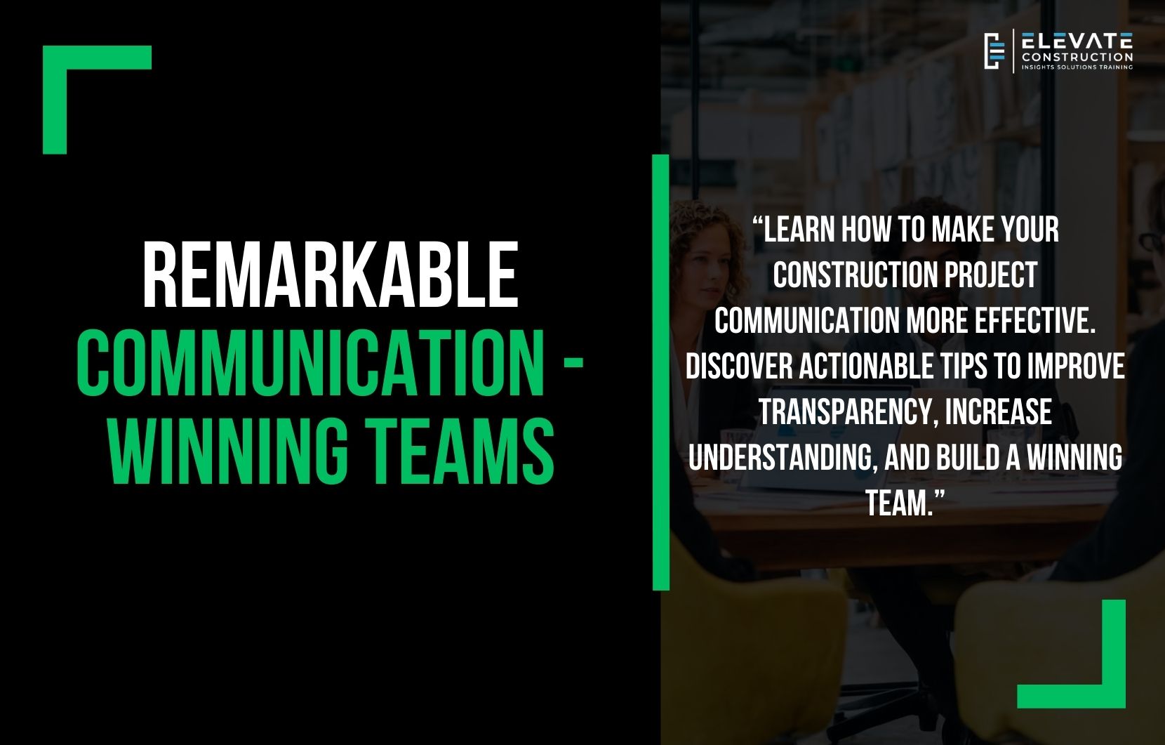 Remarkable Communication – Winning Teams