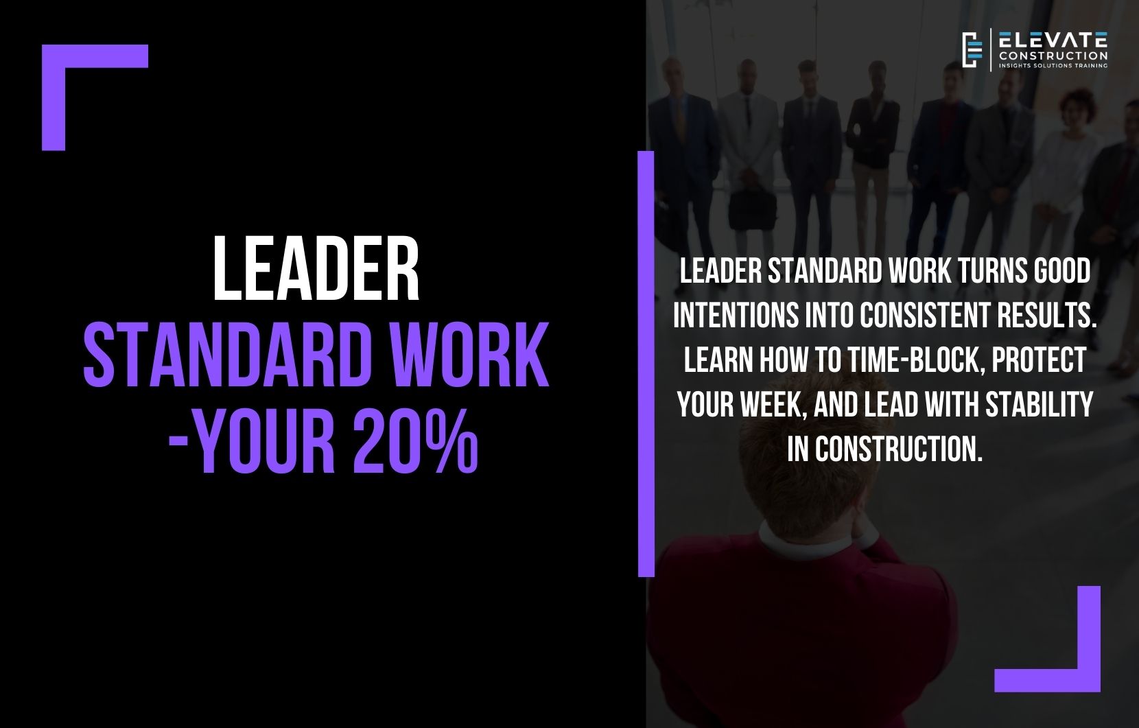 Leader Standard Work – Your 20%