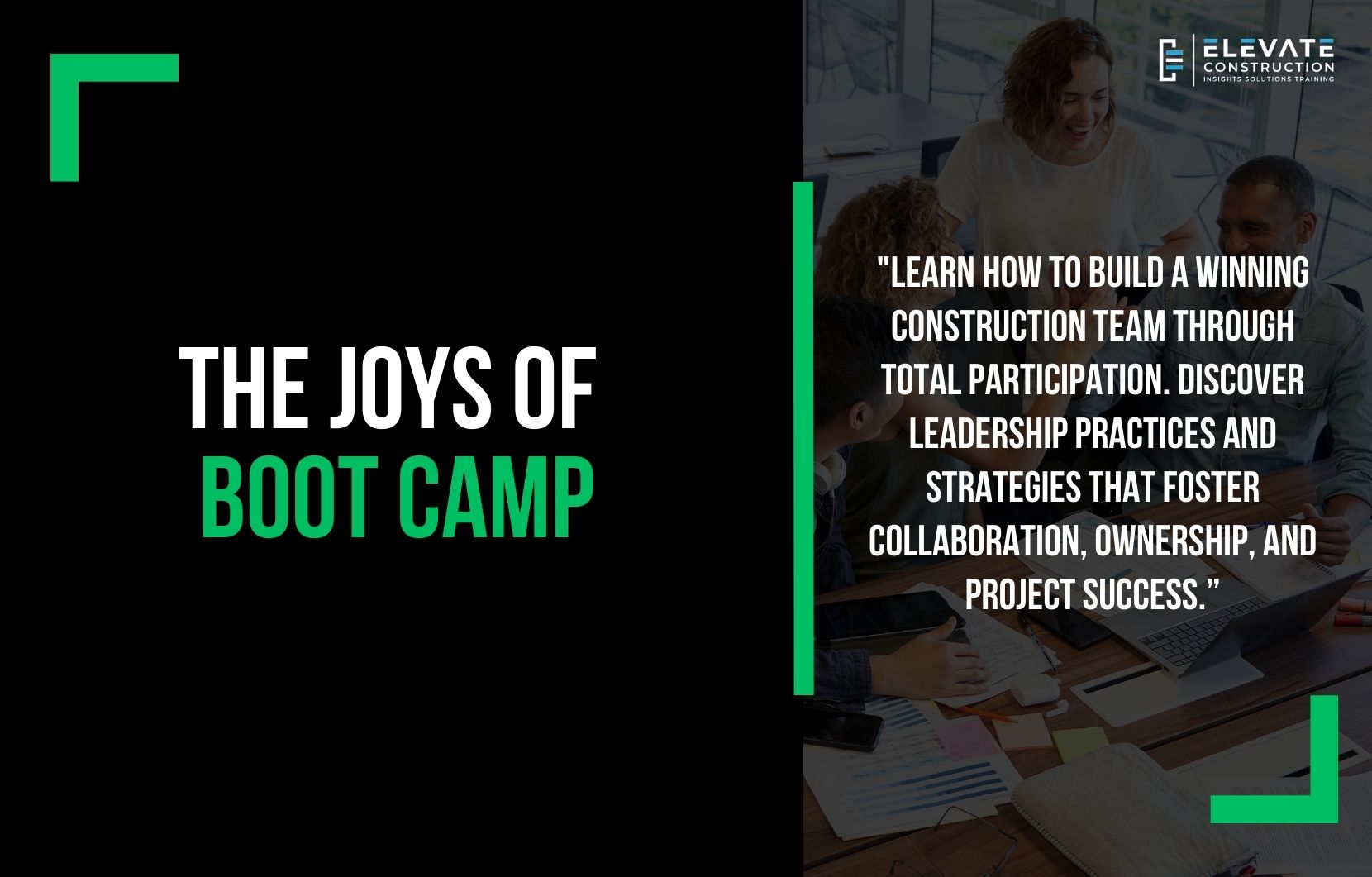 The Joys of Boot Camp