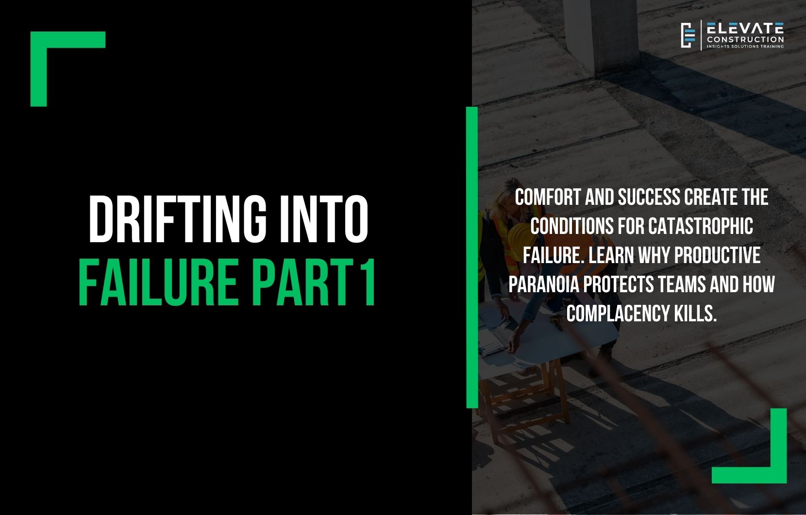 Drifting into Failure, Part 1