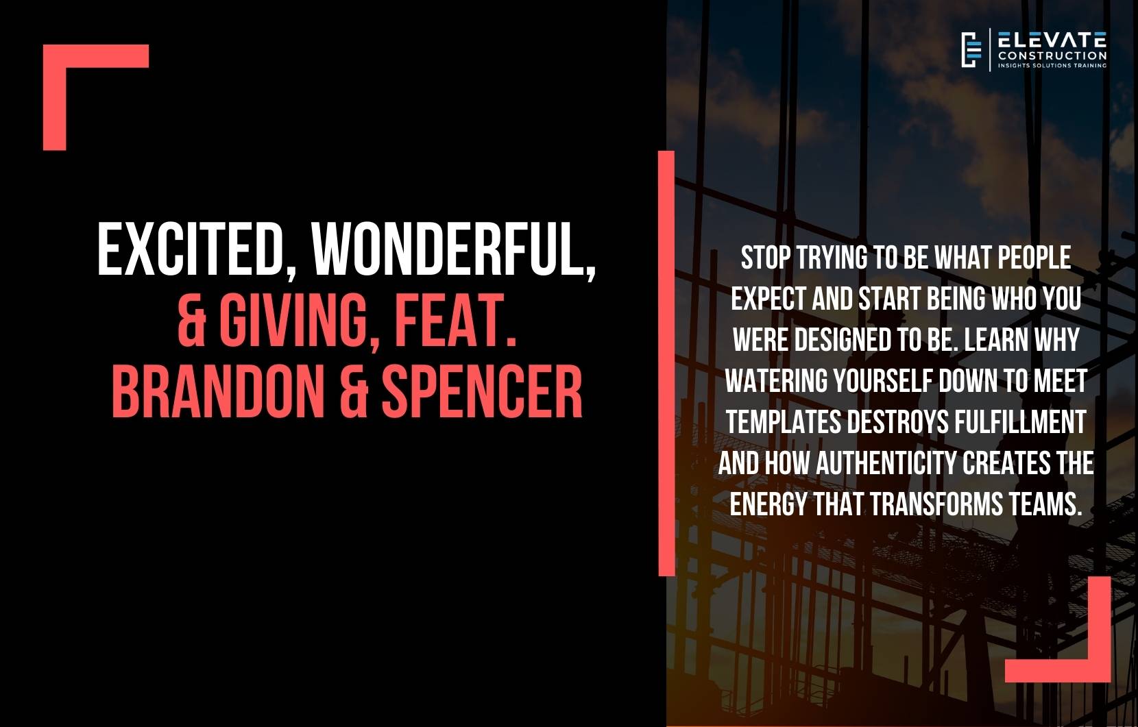 Excited, Wonderful, & Giving, Feat. Brandon & Spencer