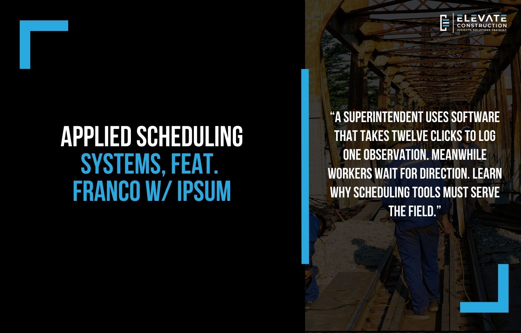 Applied Scheduling Systems, Feat. Franco w/ IPSUM