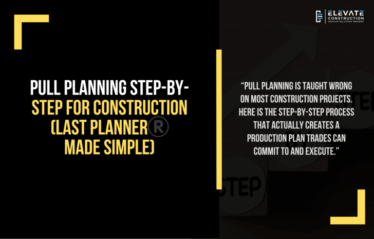 Pull Planning Step-by-Step for Construction (Last Planner®️ Made Simple ...