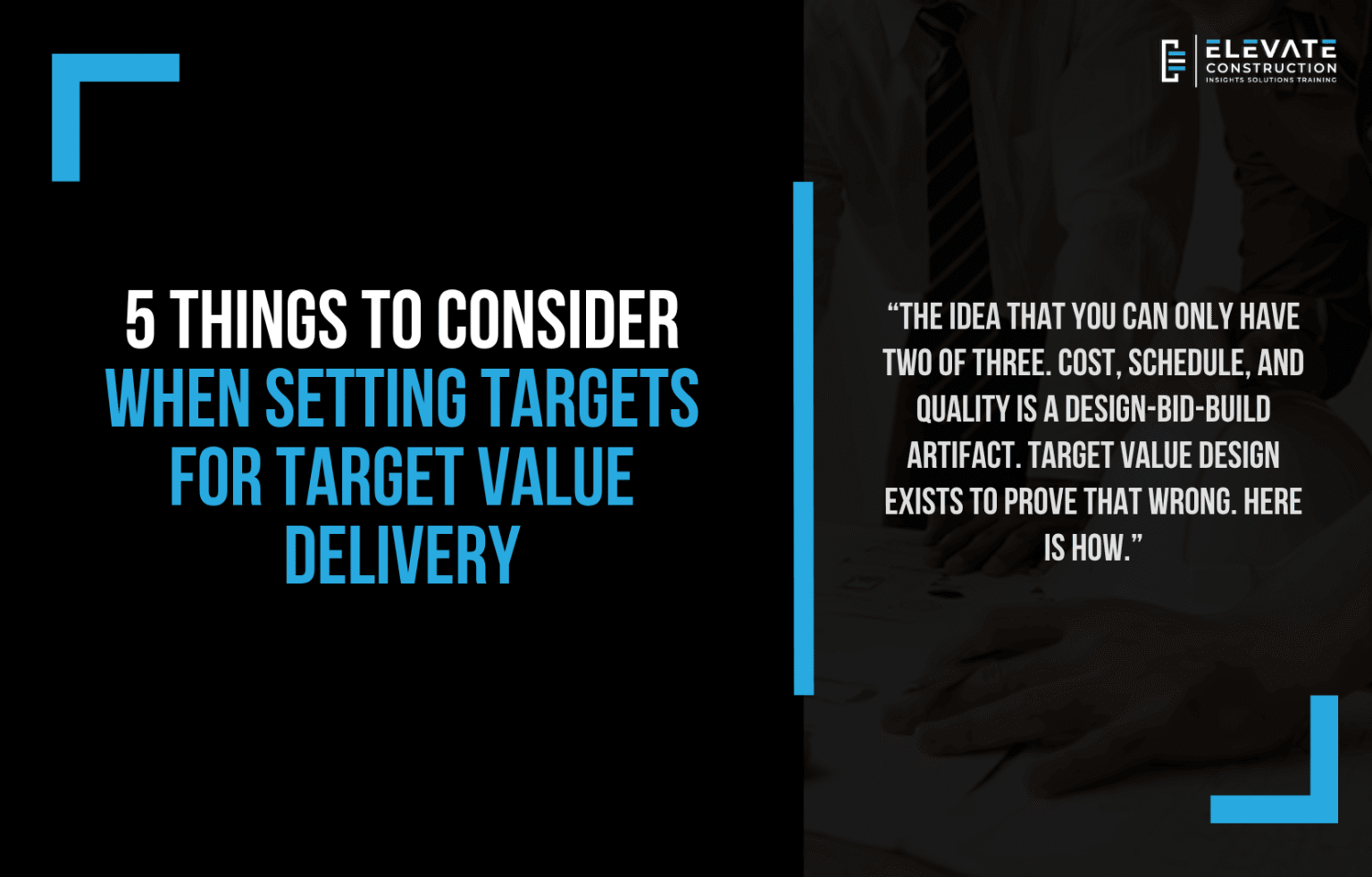 Target Vsetting 5 Things to Consider When Setting Targets For Target Value Delivery ...