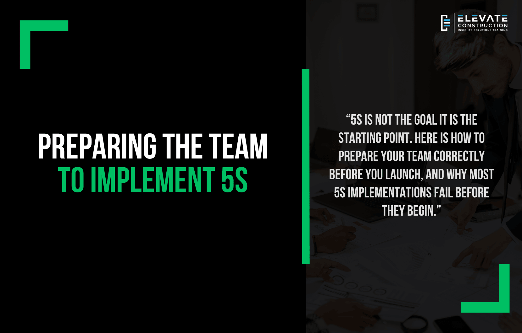 Preparing The Team to Implement 5S