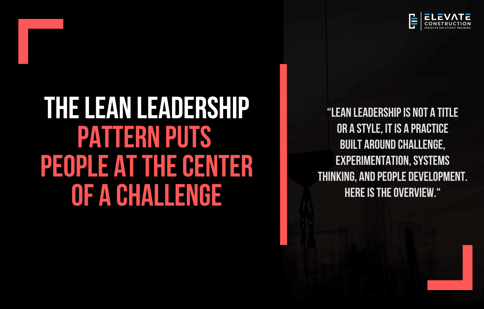 The Lean Leadership Pattern Puts People at the Center of a Challenge