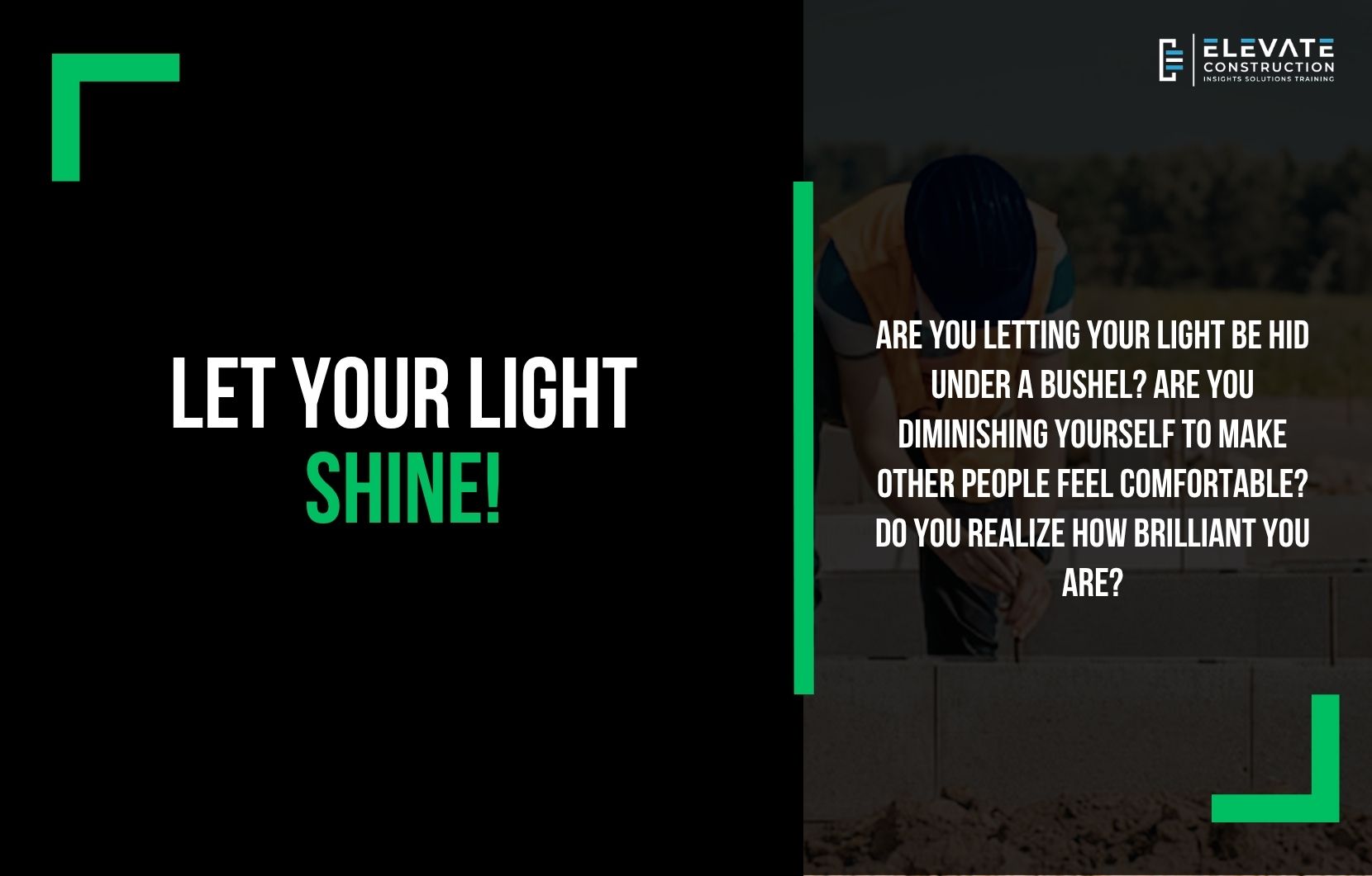 Let Your Light Shine!