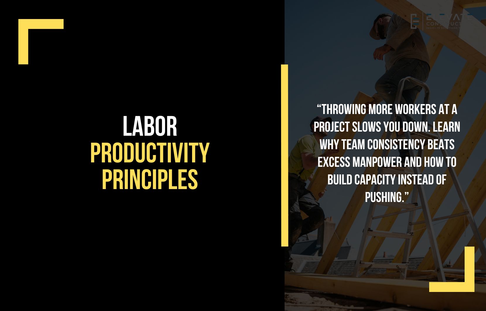Labor Productivity Principles
