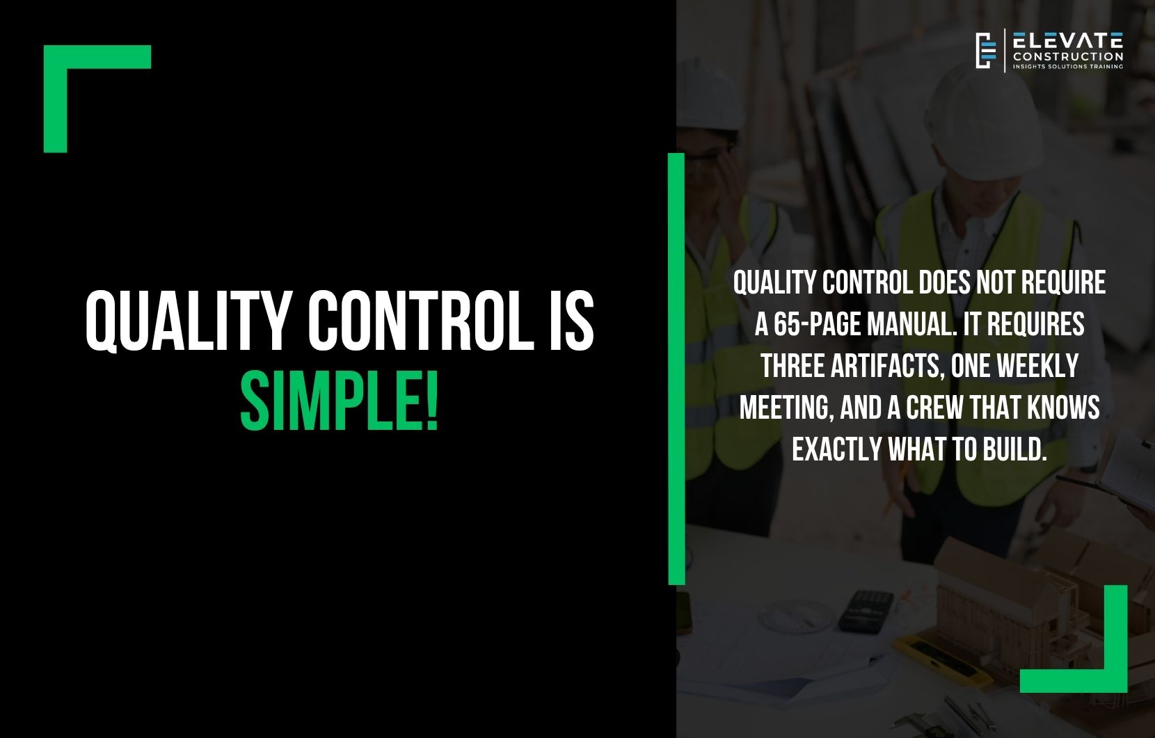 Quality Control Is SIMPLE!