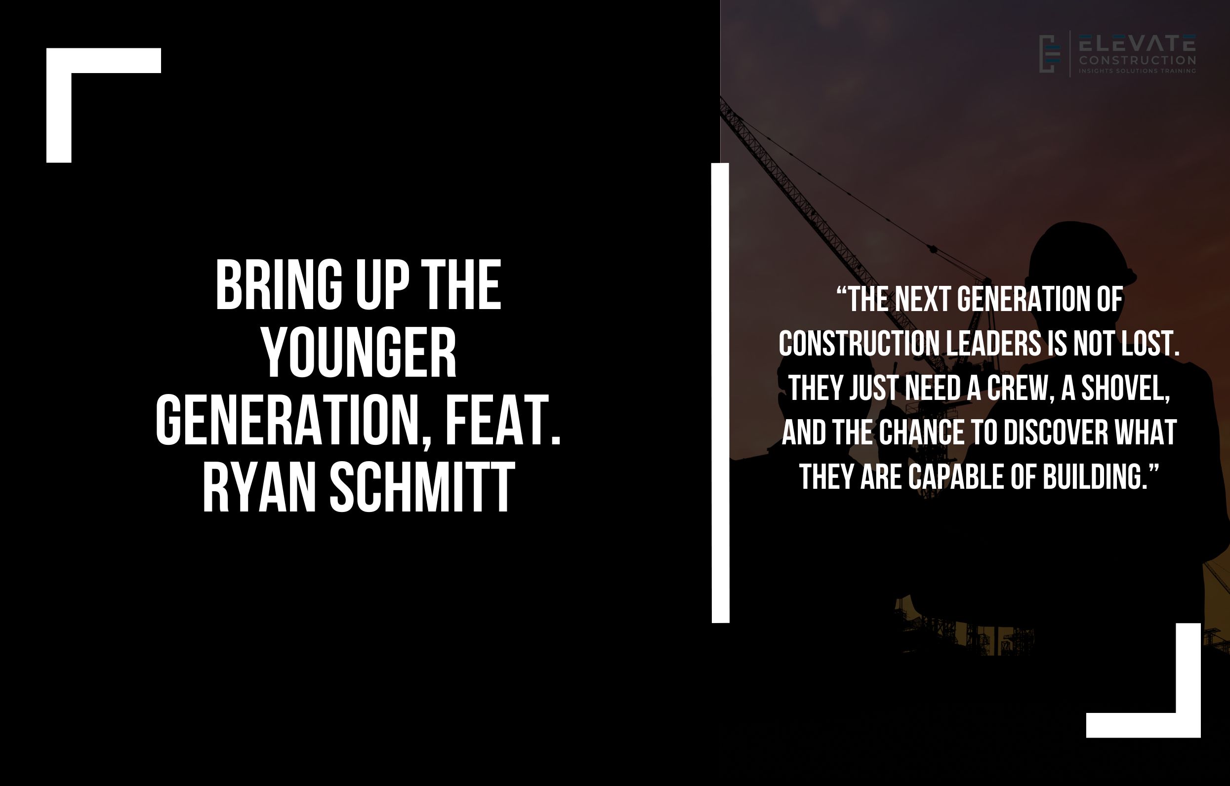 Bring up The Younger Generation, Feat. Ryan Schmitt