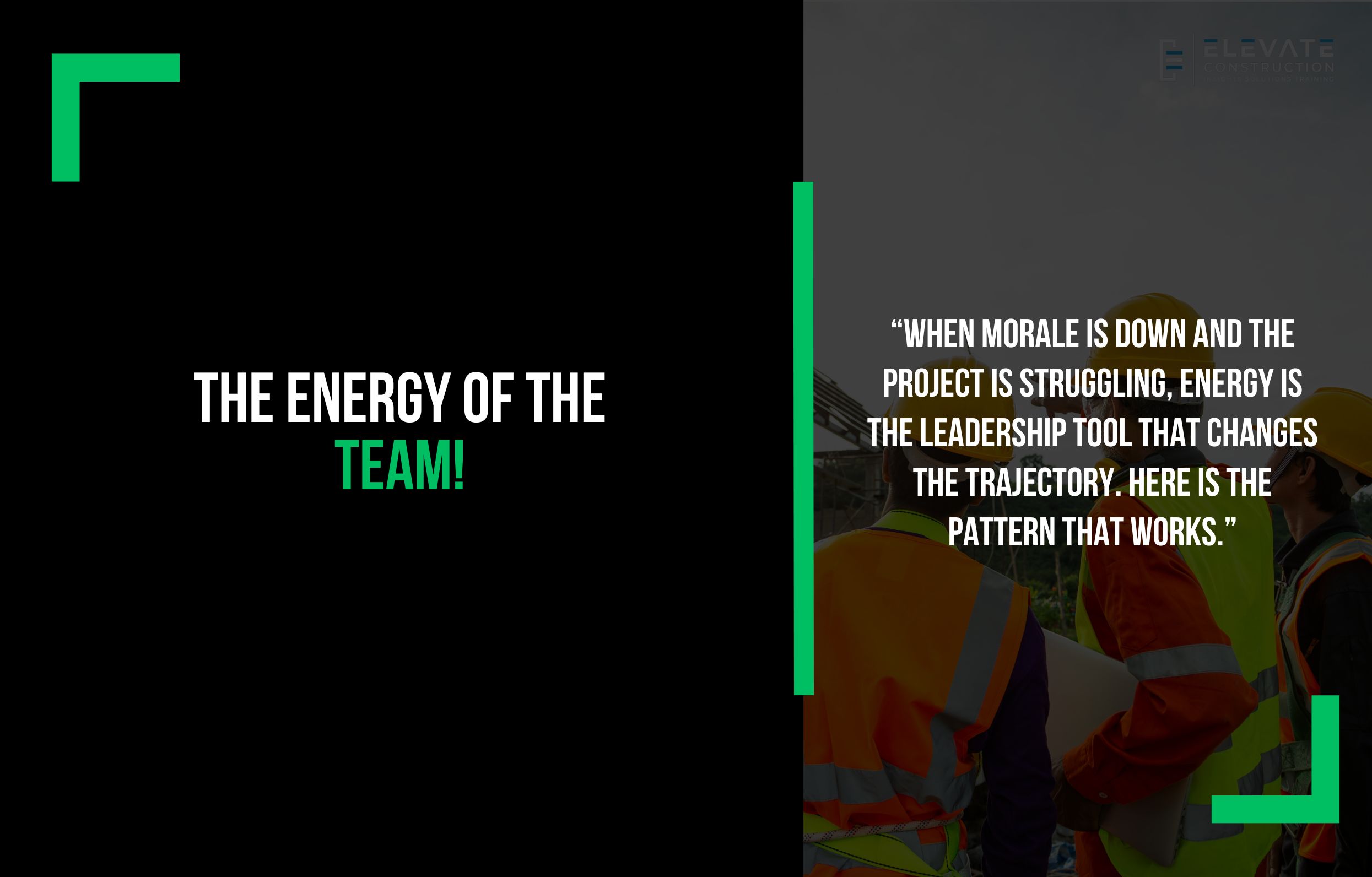 The Energy of the Team!