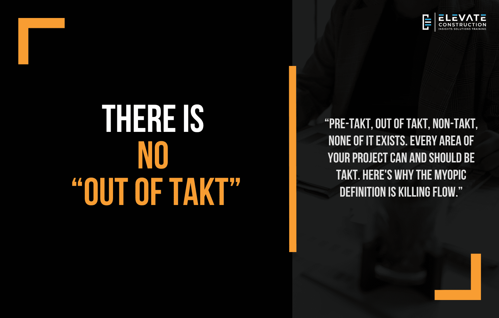 There Is No “Out of Takt”