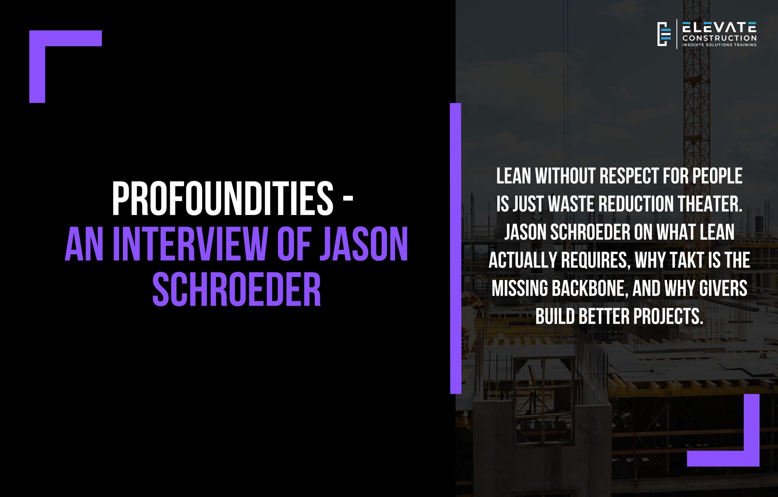 Profoundities – An Interview of Jason Schroeder